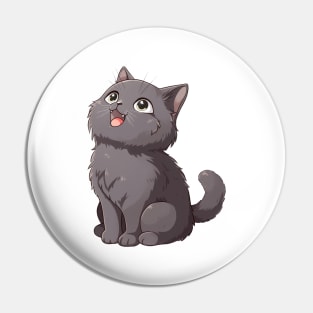 Cute Chartreux Cat Pin