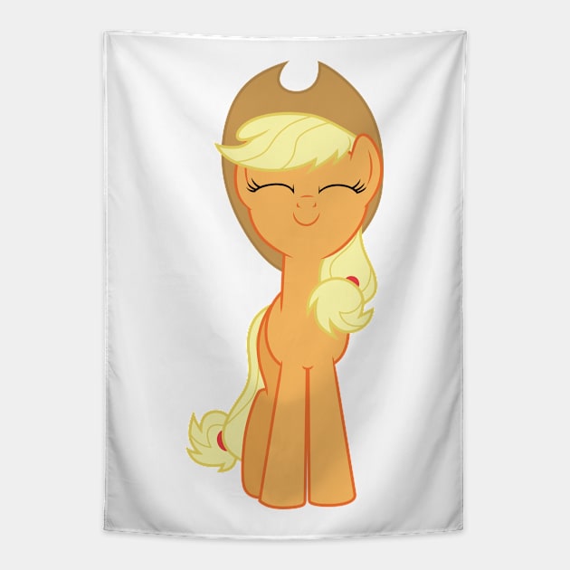 Applejack nuzzle Tapestry by CloudyGlow