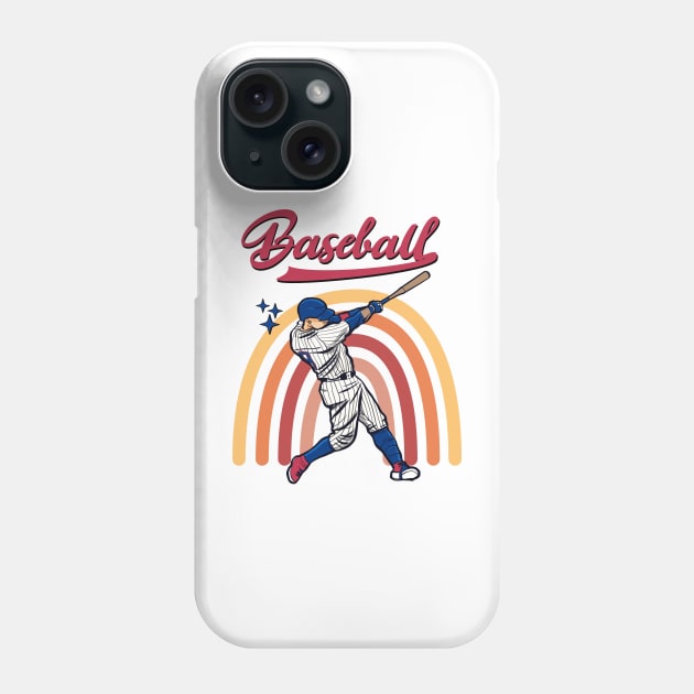 Take october retro baseball design Phone Case by Syntax Wear