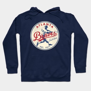 Vintage Atlanta Brave Crewneck Sweatshirt T-Shirt, Retro Atlanta Braves EST  1871 Sweatshirt