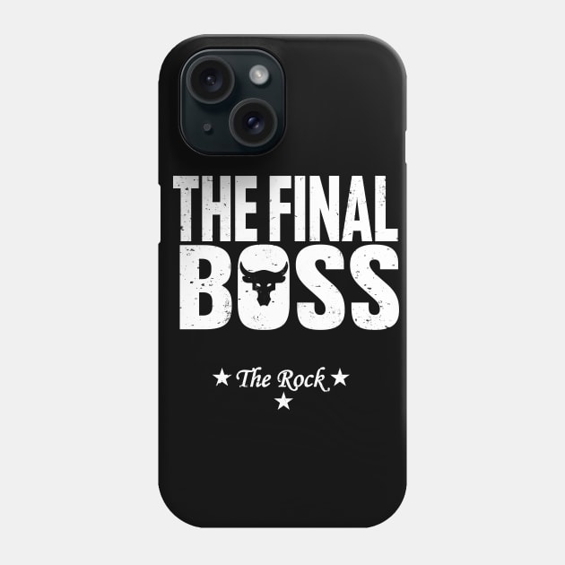 The Final Boss: The Rock Phone Case by Meat Beat