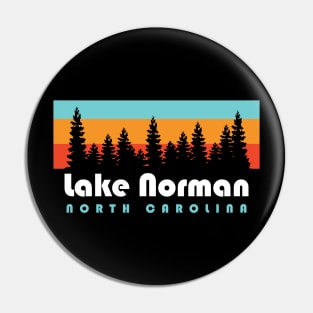 Lake Norman NC Lake Norman North Carolina Retro Vintage Pin