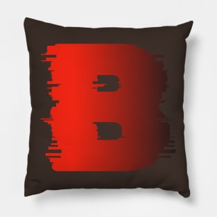 Letter B beautiful letters Pillow