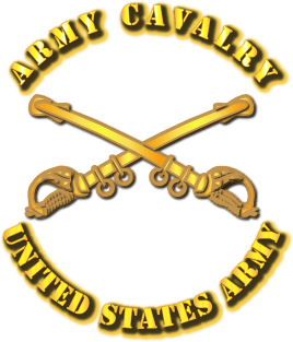 Army Cavalry Magnet