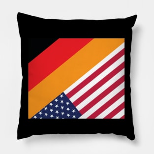 Half German half American Pillow