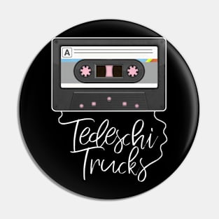 Love Music Trucks Proud Name Awesome Cassette Pin