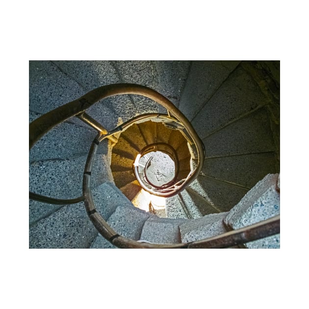 Spiral Staircase in the Doria Castle, Vernazza by BrianPShaw