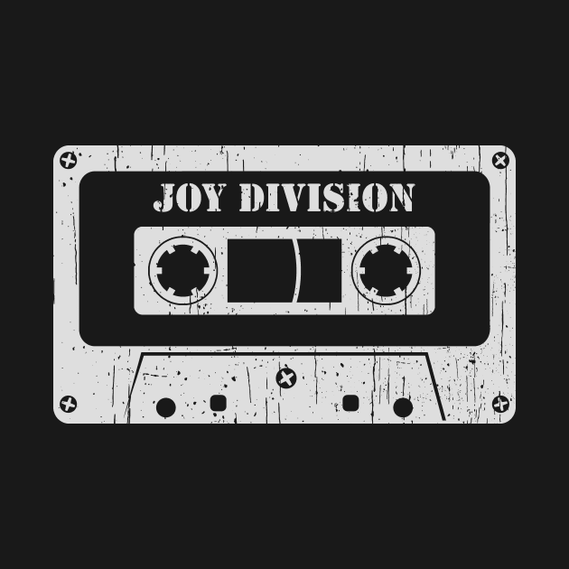 Joy Division - Vintage Cassette White by FeelgoodShirt