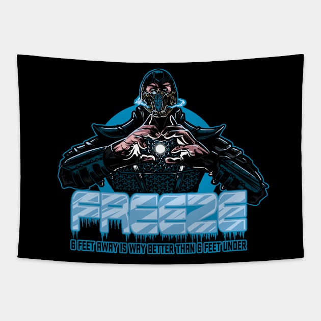 Freeze Tapestry by AndreusD