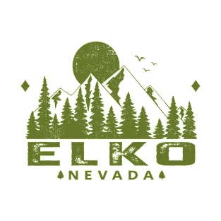 Elko Nevada Mountain View T-Shirt