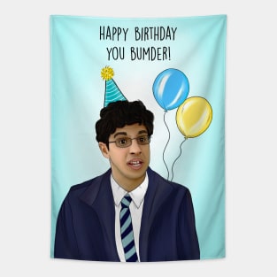 Happy Birthday Bumder Tapestry