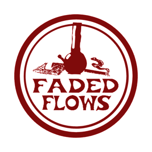 Faded Flows - Red Logo T-Shirt