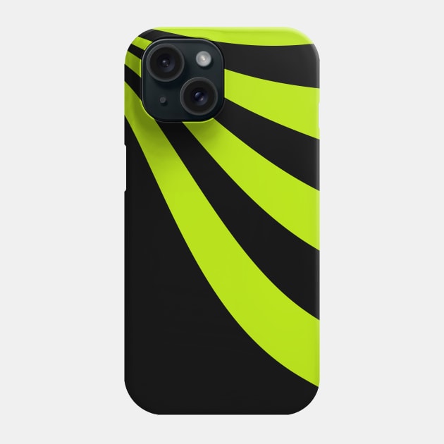 Lime wave Phone Case by LAEC