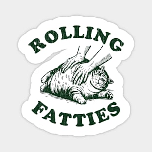 Rolling Fatties University Vintage Magnet
