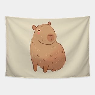 Capybara illustration Tapestry