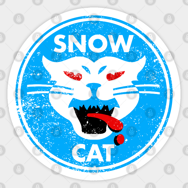 Snow Cat Vintage Decal - Gi Joe - Sticker