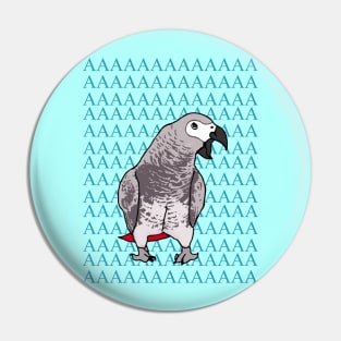 African grey parrot AAAAA Pin