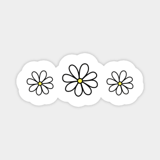 Cute Daisy Flower Magnet