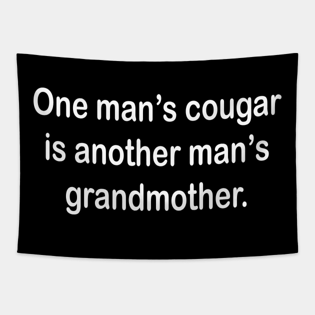 ONE MANS COUGAR Tapestry by TheCosmicTradingPost