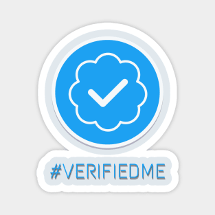 Hashtag Verified Me Magnet