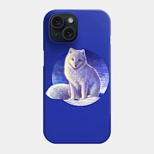 Peaceful Winter Arctic Fox Phone Case