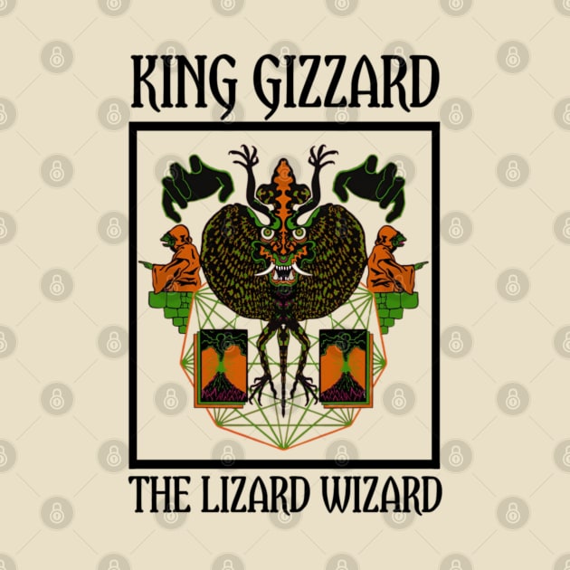 King gizzard and the wizard lizard t-shirt by Ucup stores