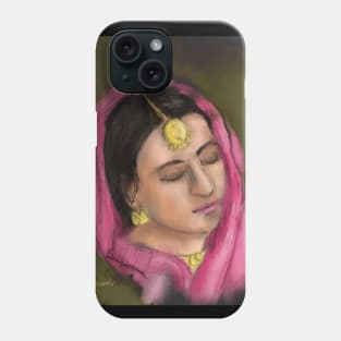 Punjabi Girl in Pink Phone Case