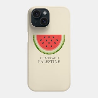 I stand with palestine Phone Case