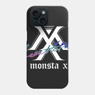 MONSTA X Beautiful Pantone Trio Color Logo Phone Case