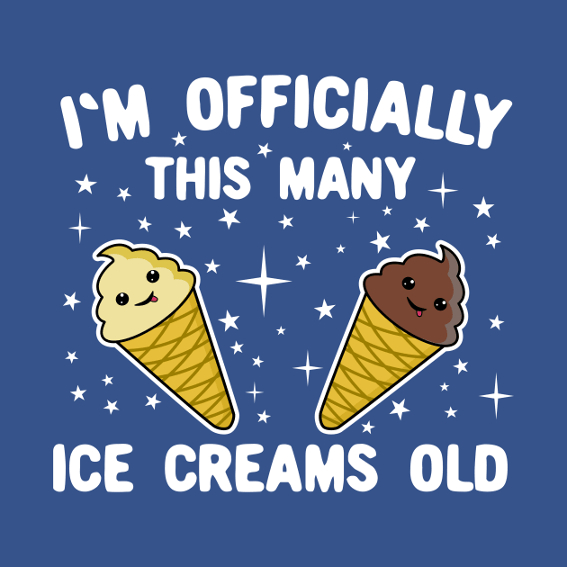 I'm Officially This Many Ice Creams Old 2 years old by KawaiinDoodle