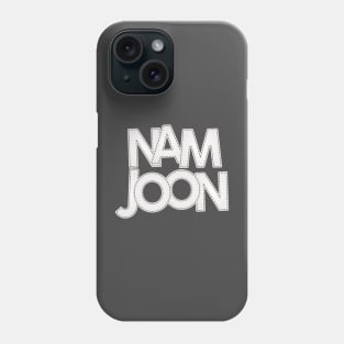 BTS Bangtan Kim Namjoon RM text typography | Morcaworks Phone Case