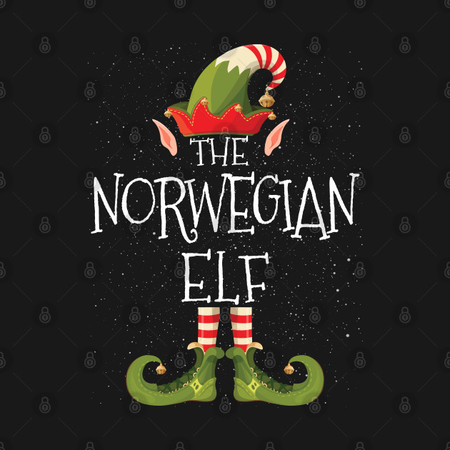 Discover Norwegian Elf Family Matching Christmas Group Funny Gift - Elf Christmas - T-Shirt