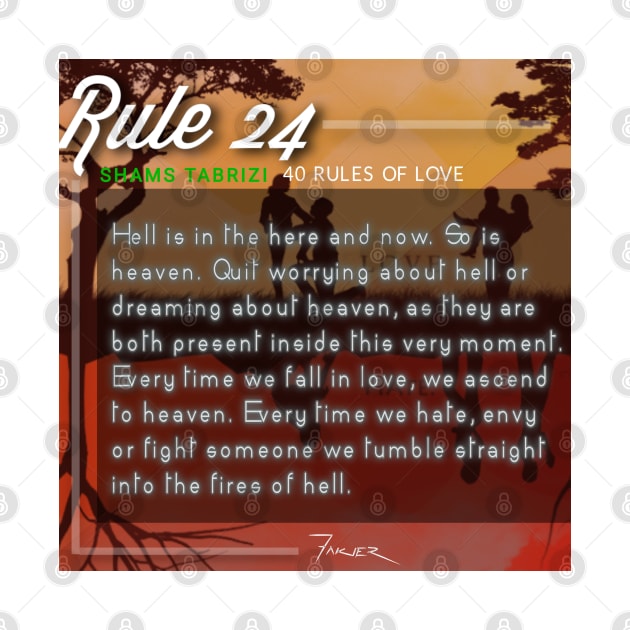 40 RULES OF LOVE - 24 by Fitra Design