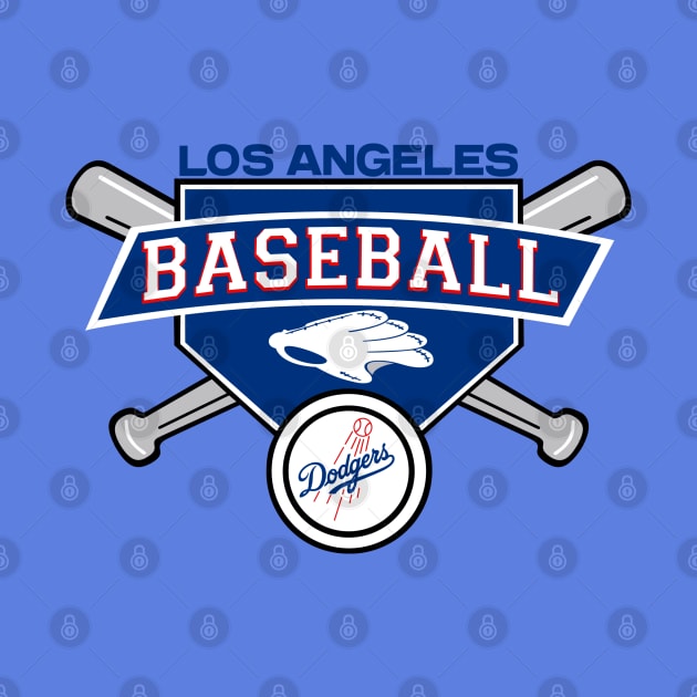 Los Angeles Baseball by Nyu Draw