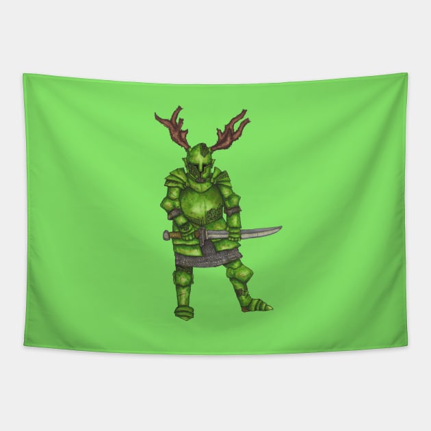 The Green Knight Tapestry by Hominid