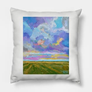 Beautiful Sunrise Sky Painting Pillow