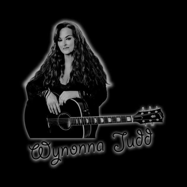 wynonna judd// black white design T-Shirt by YukieapparelShop