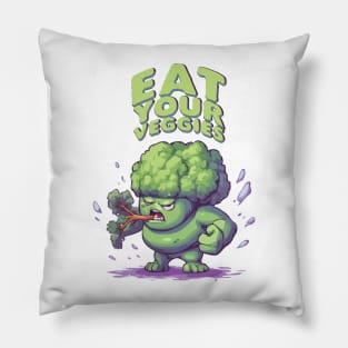 Just Eat Your Veggies Pillow