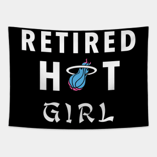 Retired Hot Girl Tapestry