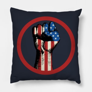 Freedom, Civil Rights Protest, Black Lives Pillow