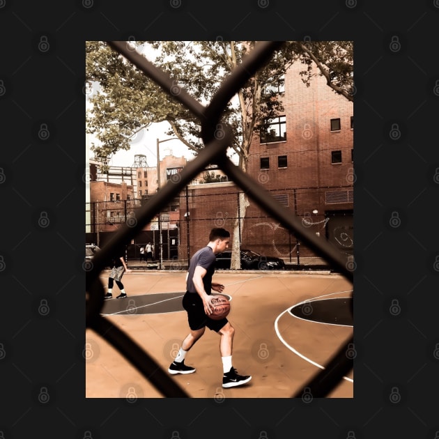 Basketball, Grand Canal Court, Tribeca, NYC by eleonoraingrid