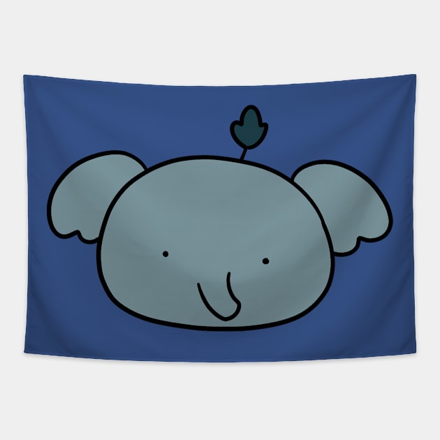 Elephant Blob Tapestry by saradaboru