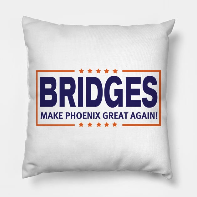 Bridges - MPGA!!! Pillow by OffesniveLine