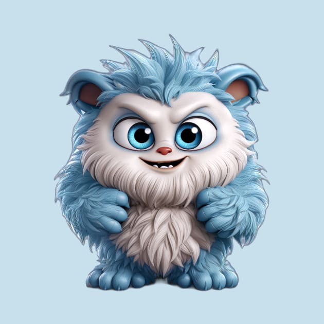 Cute Yeti by ZombieTeesEtc