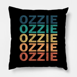 Ozzie Name T Shirt - Ozzie Vintage Retro Name Gift Item Tee Pillow