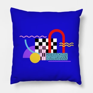 Memphis Pattern 8 / 80s Retro Pillow