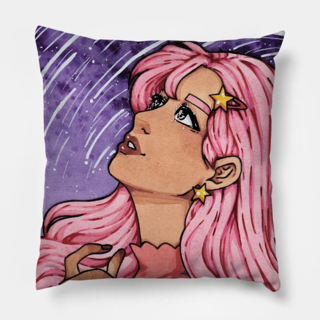 Meteor Shower Pillow by bukkbianka