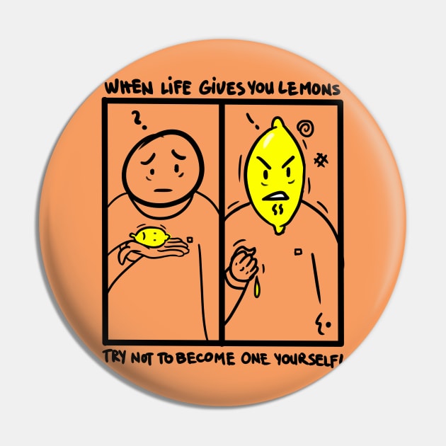 Lemons Pin by NeuroPie