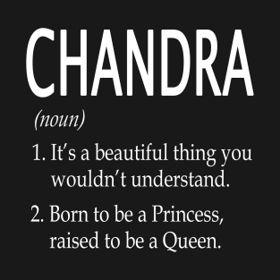 Chandra Name Gift T-Shirt