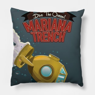 Dive the Ocean! Mariana Trench Submarine Pillow